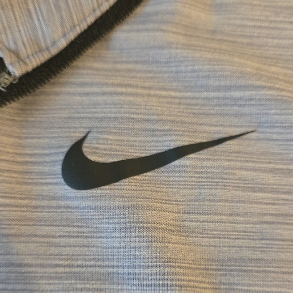 Men's Nike Dri Fit Gray Running Pullover Size XXL Long Sleeve 1/4 Zip - Picture 6 of 6